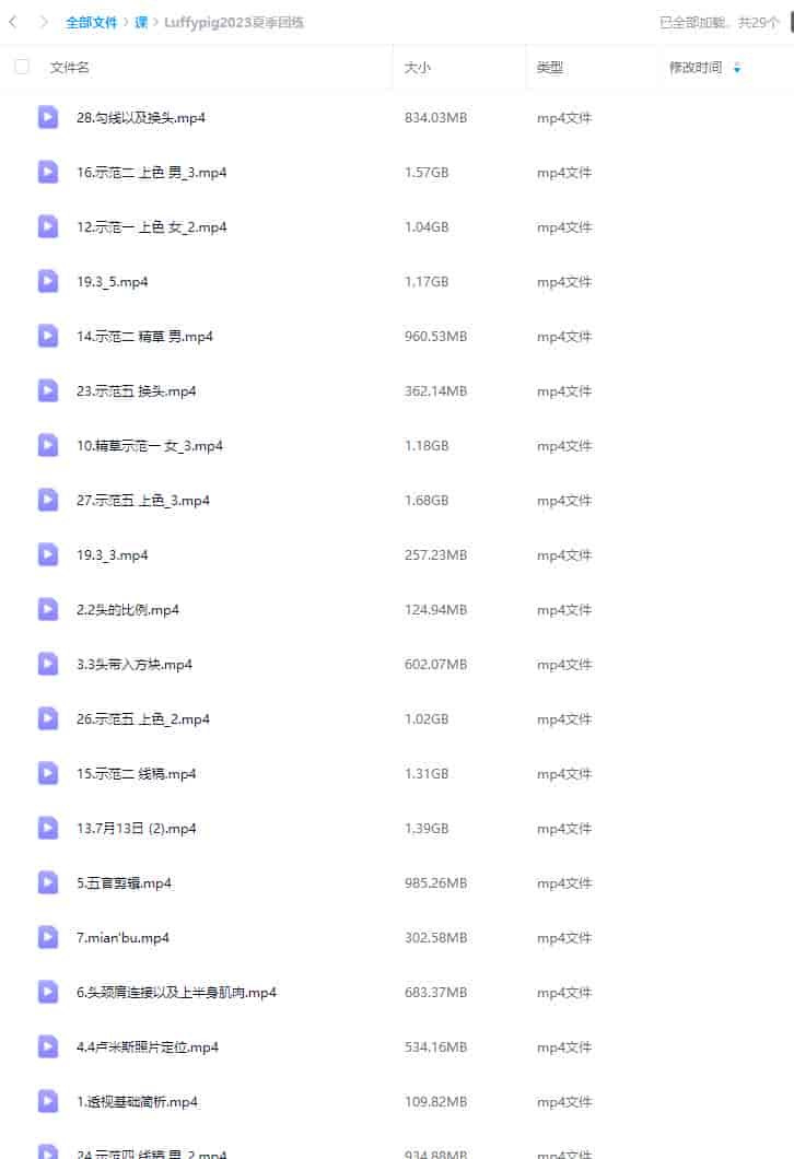 Luffypig2023夏季团练【画质高清有课件】