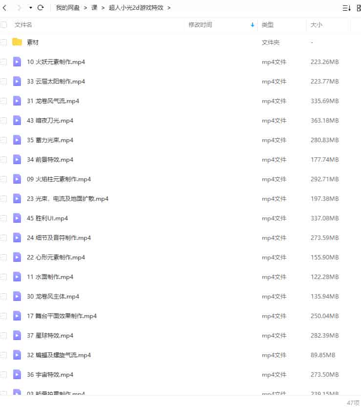 超人小光二次元与2D游戏特效【画质还行有素材】
