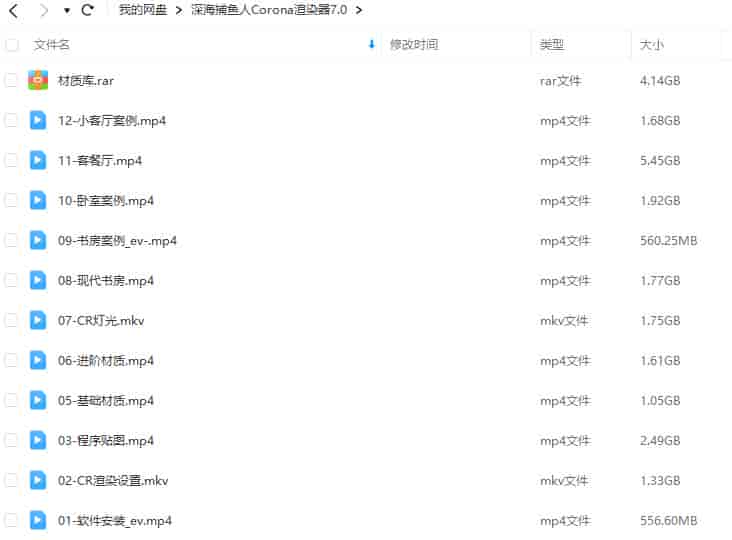 【缺课】深海捕鱼人Corona7.0渲染器教程2022年【画质不错素材不全】
