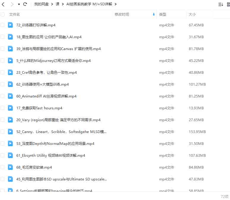 AI小王子Jay的AI绘画系统教学MJ+SD详解2024年【画质高清只有视频】