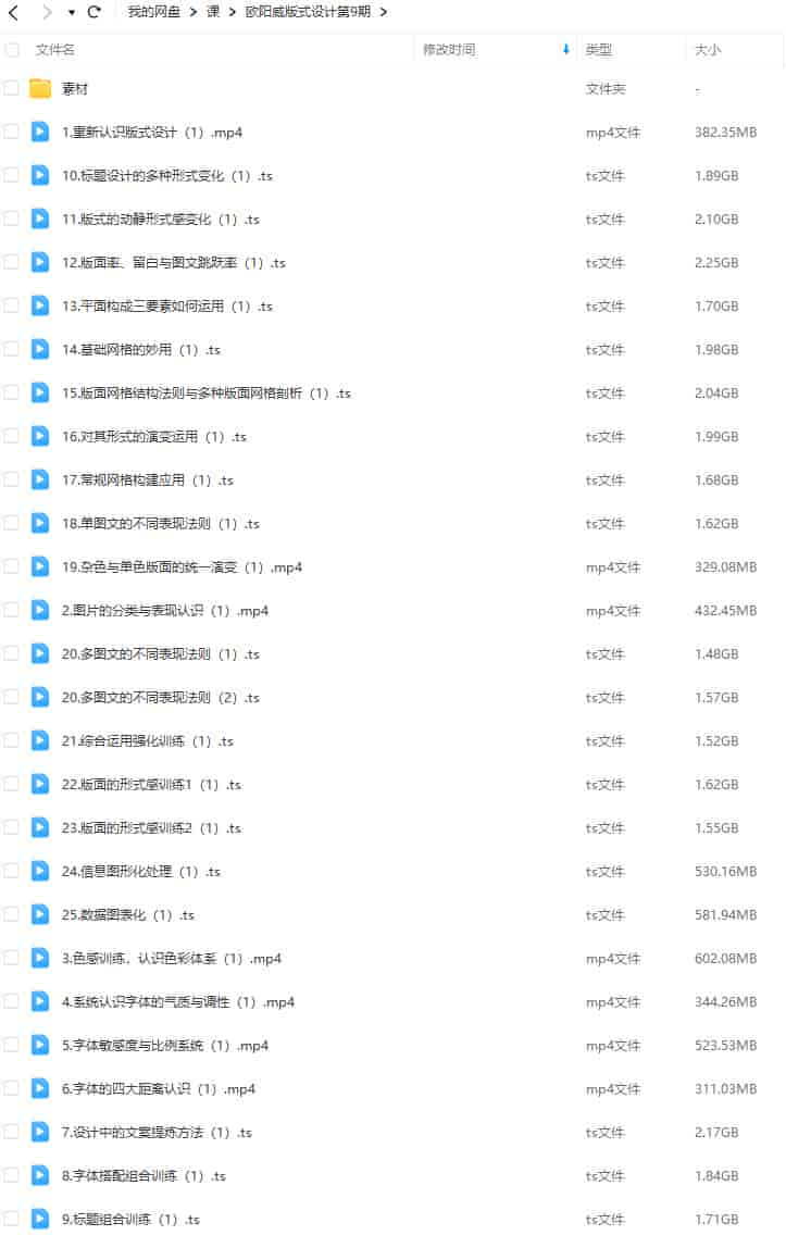 欧阳威版式设计第9期2021年【画质高清有部分素材】