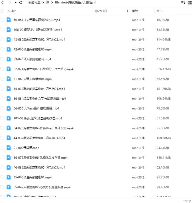 小鸡小鸡我爱你Blender风格化角色入门教程【画质超清只有视频】