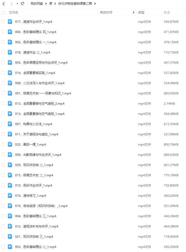 徐尤点板绘基础课第2期【画质高清有课件】