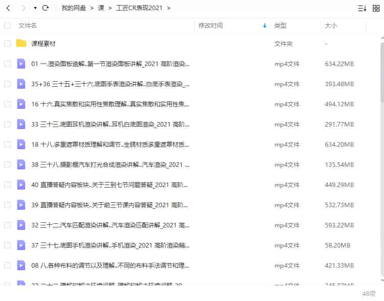 工匠CR表现2021年【画质不错有大部分素材】