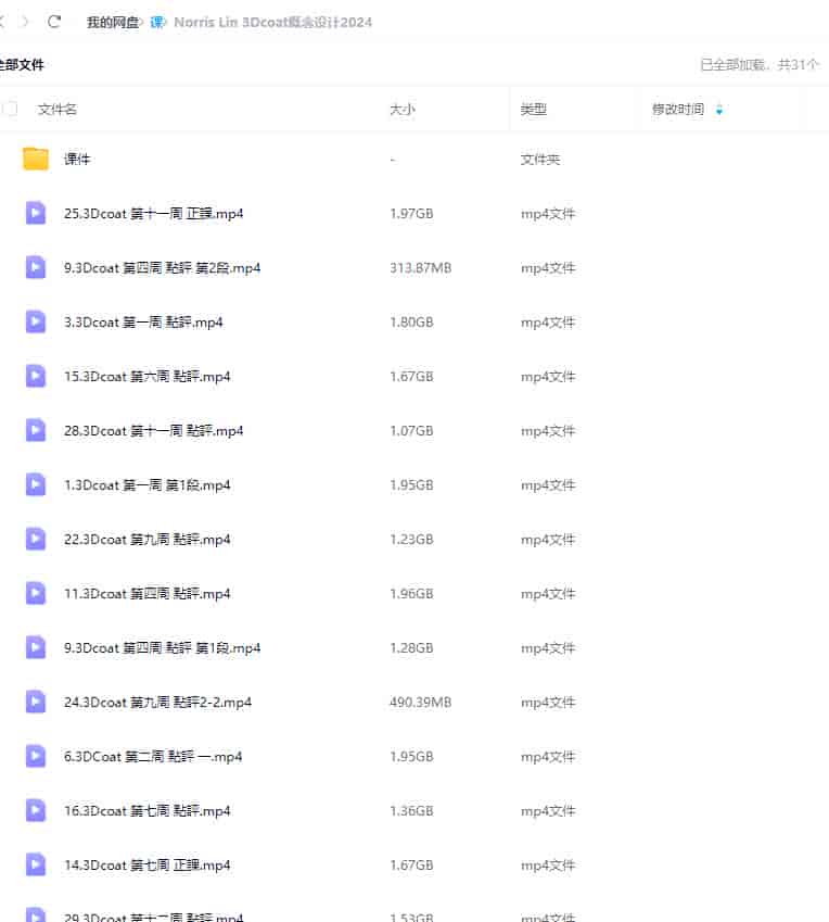 Norris Lin 3Dcoat概念设计第一期【画质高清有素材】