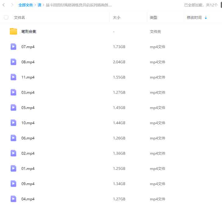 战斗田田仔风格训练营开启系列插画创作之路2024【画质高清有笔刷】