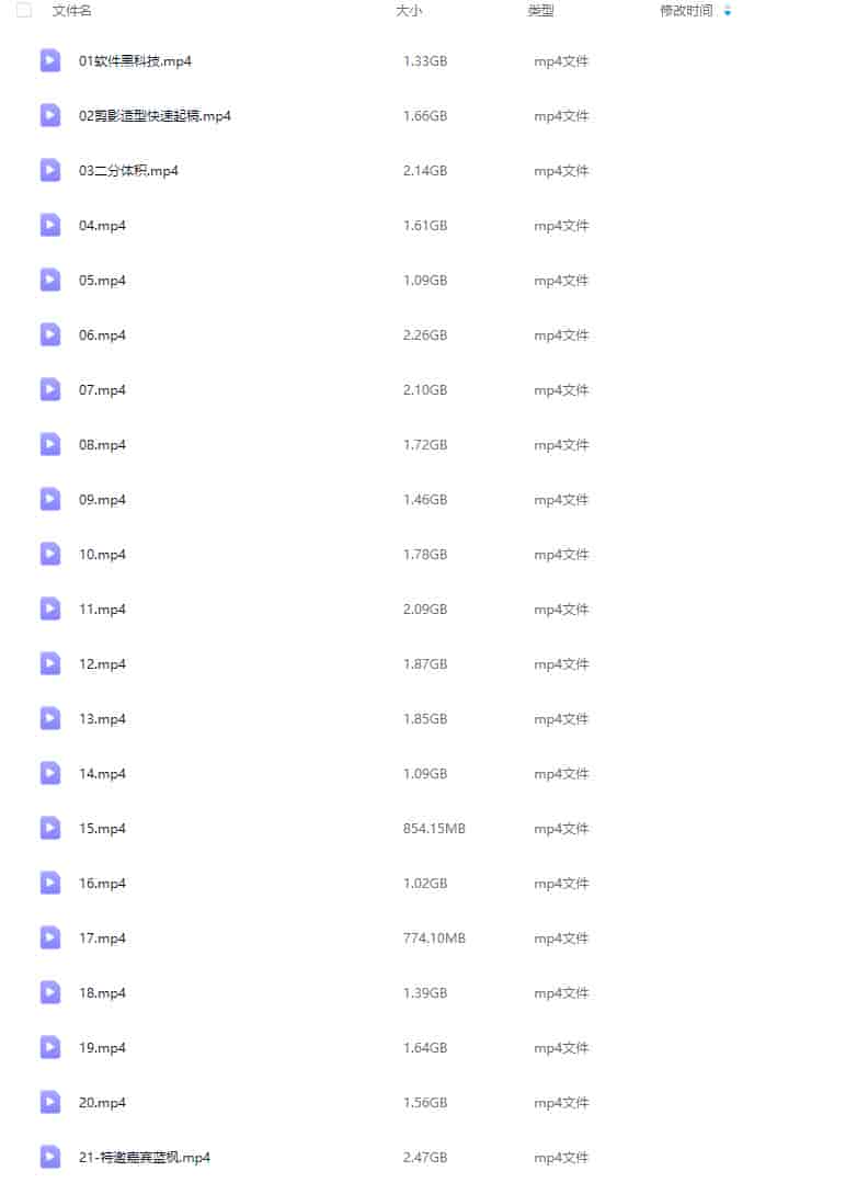 光翼色彩光影氛围2024年1月结课【画质高清只有视频】