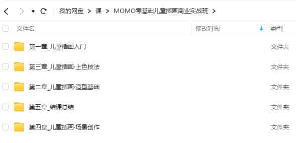 MOMO零基础儿童插画商业实战班第1期【画质高清只有视频】