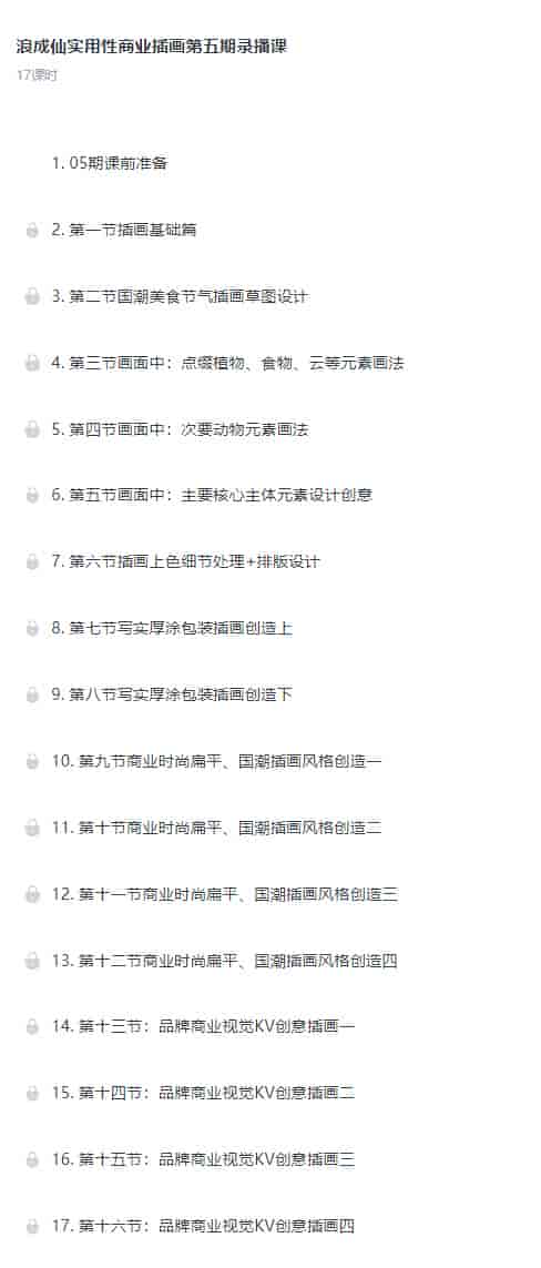 浪成仙实用性商业插画第五期2022【画质一般有笔刷素材】