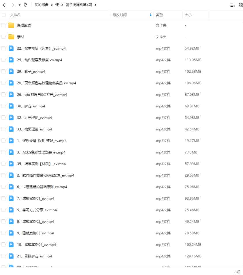 饼子搅拌机ip训练营第4期2023年【画质高清有大部分素材】