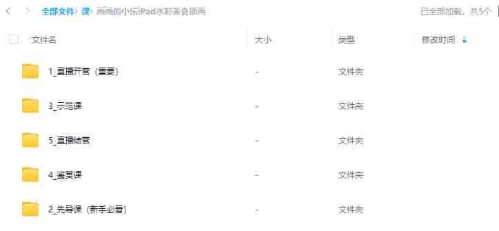 画画的小乐iPad水彩美食插画2024【画质不错只有视频】