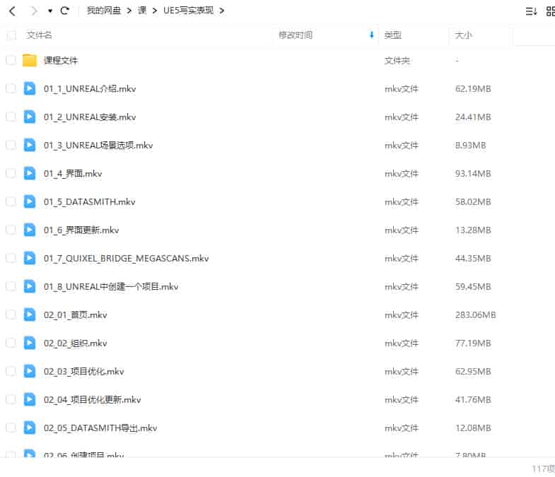 UE5写实表现【画质高清有大部分素材】