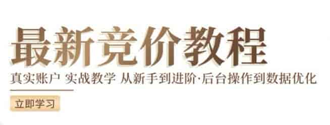 竞价实战教学课，高转化页面策划、ocpc逻辑解析等