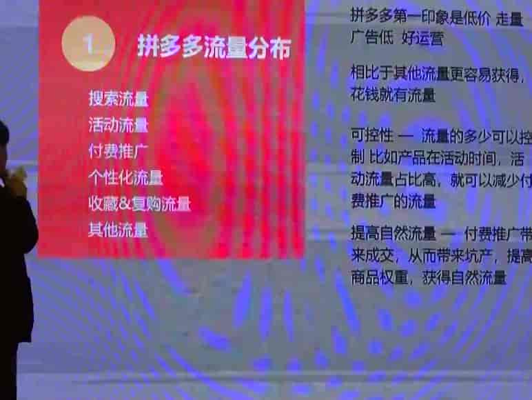 拼多多从基础到高阶业绩增长运营课，解析直通车、多多直播等技巧