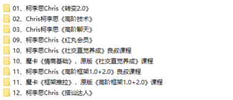 搭讪大师Chris柯Li思全集-教你如何和女孩搭讪