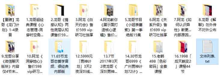 姻果情感vip合集-恋爱约会聊天色彩密码等趣