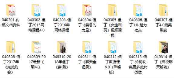 但Ding-多个情感课程合集30