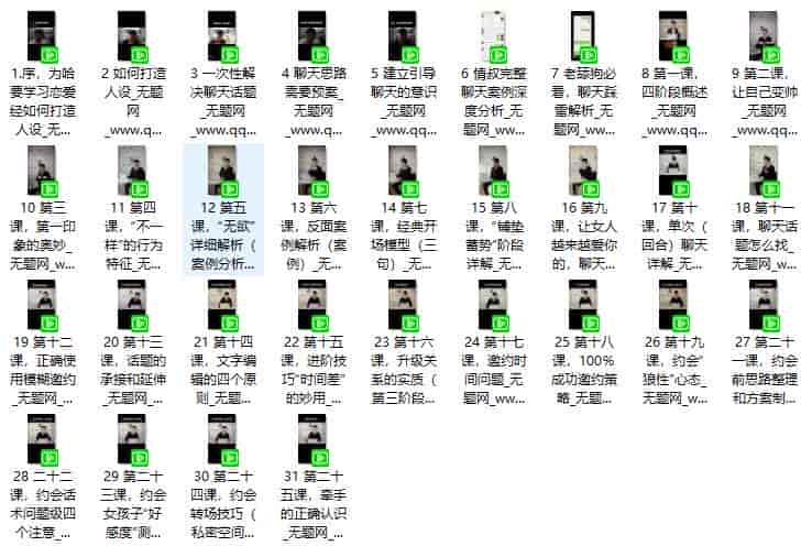 老情叔叔《恋爱经》避免聊天当舔狗