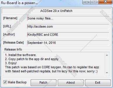 ACDSee20.0序列号【ACDSee20注册机】激活码