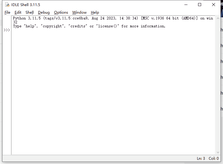 python 3.11.5 官方英文免费版
