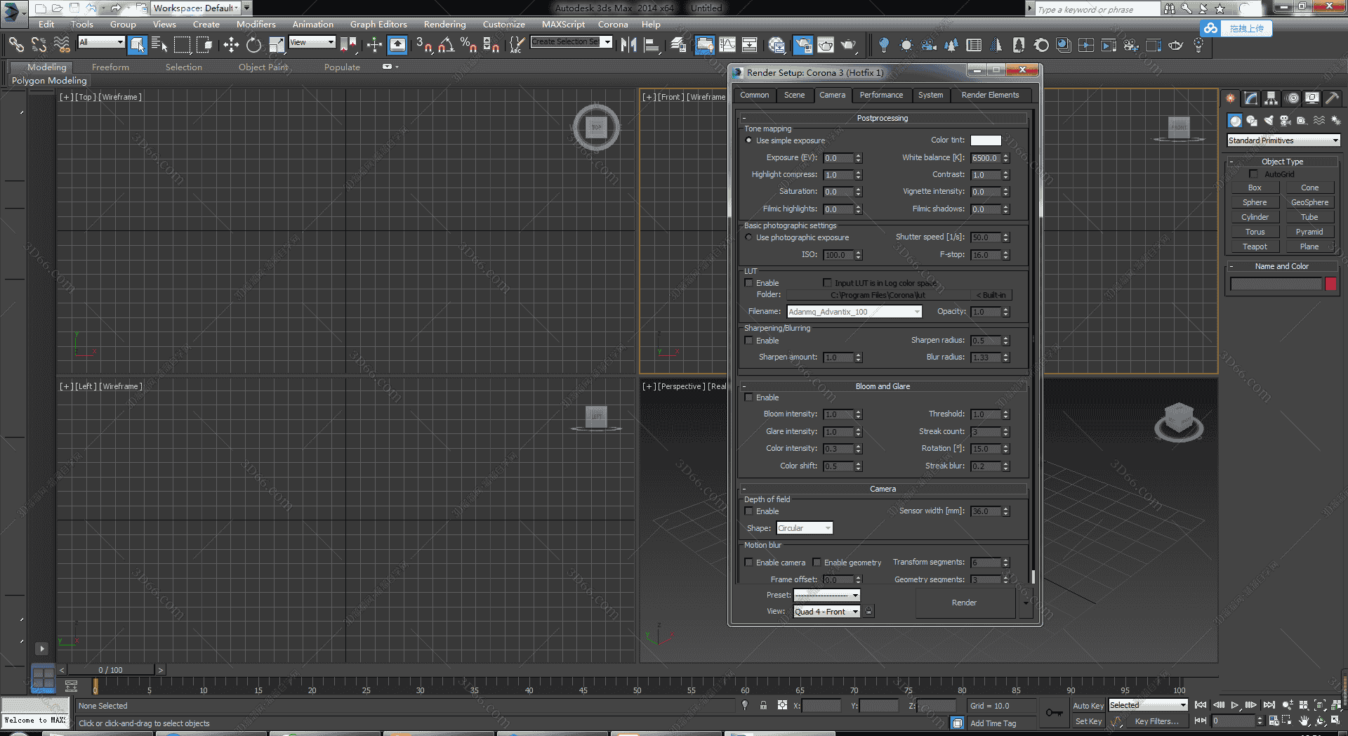 Corona Renderer3.1【CR渲染器3.1】for 3dmax2012-2019(64位)中文(英文)开心版