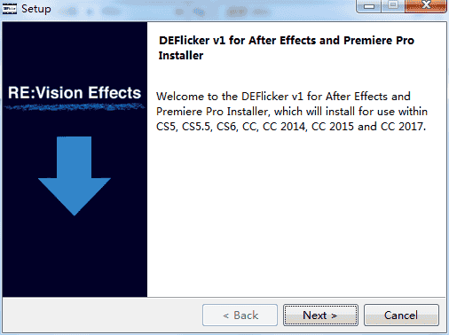 PR去除视频闪烁插件REVisionFX+DEFlicker+v1.4.9中文开心版